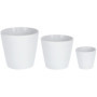 Pot de fleurs en céramique blanc lisse KOTARBAU - 9 cm