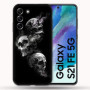 Coque TPU Multicolore Tête de Mort pour Samsung Galaxy S21 FE