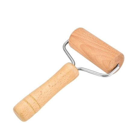 Rouleau à Pâtisserie en Bois Ergonomique pour Gâteaux et Pizzas