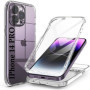 Coque Transparente 360° pour iPhone 14 Pro - Protection Intégrale en Silicone
