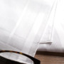 Mouchoirs Blancs Roulottés en Coton - Coffret de 3 pièces Modèle ALBIN