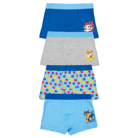 Pack de 4 Caleçons Paw Patrol pour Garçon - Confort et Style
