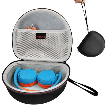 Étui Rigide YieJoya pour Casque Bluetooth JBL Jr310 BT - Protection Optimale Noir