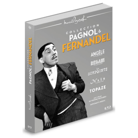Coffret DVD Pagnol & Fernandel : Angèle, Regain, Le Schpountz, Naïs, Topaze