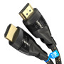 KabelDirekt – Câble HDMI 8K/4K – 2m – 8K@60Hz (cuivre supplémentaire pour Ultra HD rapide, gaine en nylon, 4K@120Hz/8K@60Hz – HD