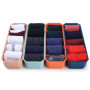 Organisateur de Tiroir Fulushouxi - 4 Boîtes de Rangement pour Sous-vêtements et Chaussettes