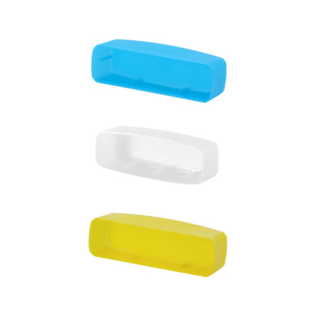 Lot de 3 Diffuseurs pour Flash Speedlite - Compatible Godox Lux Junior