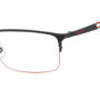 Lunettes de Vue Carrera 8899 BLX en Noir Mat et Rouge pour Homme