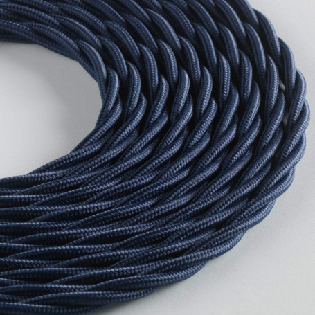 Câble textile tressé Klartext LUMIÈRE 3 m Bleu Nuit pour éclairage 15,09 €