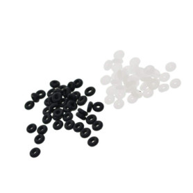 Freneci 100 Clips en Caoutchouc pour Charms - Bouchons de Sécurité Noir et Clair 10,31 €