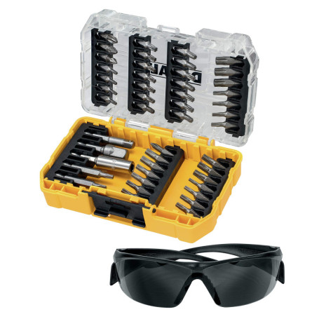 Coffret DEWALT 47 Embouts de Vissage avec Lunettes de Sécurité 40,72 €