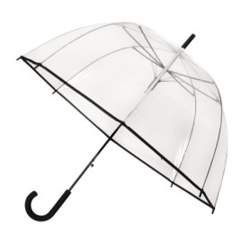 Parapluie Automatique Transparent avec Bordure Noire - Falconetti