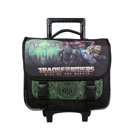 Cartable à Roulettes Transformers 38 cm Noir - Bagtrotter