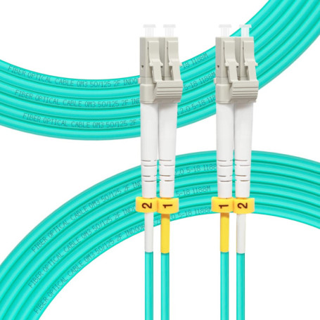 Câble Patch Fibre Optique OM3 LC-LC 15 m - 10 Go Multimode