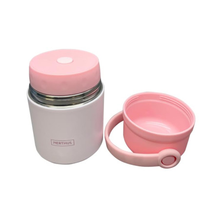 Bouteille Isotherme NERTHUS 650ml en Acier Inoxydable avec Couvercle Pratique