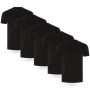 Lot de 5 T-shirts Noirs pour Hommes - FM London