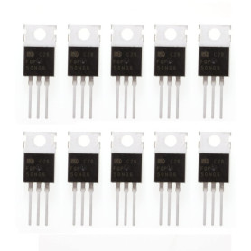 Pack de 10 Transistors MOSFET N-Channel FQP50N06 - 50A 60V