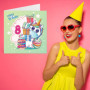 Carte d'anniversaire Licorne Magique pour Fille de 8 Ans