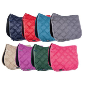 Tapis de Selle Bologna Rouge - Confort et Élégance pour Chevaux