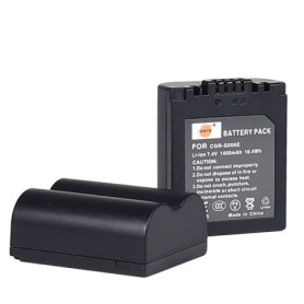 DSTE 2 Batteries Lithium-ion 1400mAh pour Panasonic Lumix