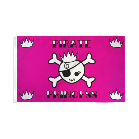 Drapeau Pirate Princesse 150x90 cm - AZ FLAG