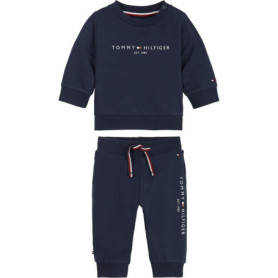 Jogging Bébé Tommy Hilfiger en Coton Bleu Nuit - 24 Mois