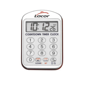 Minuteur de Cuisine Multicolore Lacor avec Alarme Intégrée