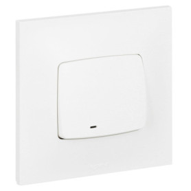 Poussoir Lumineux Neptune Legrand avec Voyant Intégré - Fixation Facile