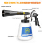 CHOLANG Pistolet de nettoyage à air comprimé - Tuyau de vidange en métal - Pistolet à air comprimé efficace avec réservoir d'eau