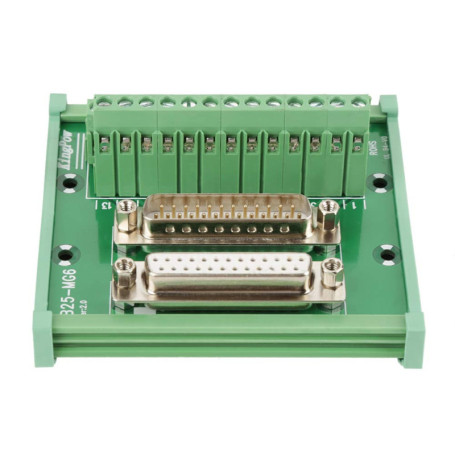 Mumusuki Module d'Interface DB25 sur Rail DIN - Connecteur Haute Qualité