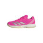 Chaussures de Tennis Courtflash Enfant adidas - Lucid Pink/Silver Metallic