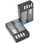 DSTE® Pack de 2 Batteries Li-ion D-Li109 pour Pentax K-r, K-30, K-50, K-500