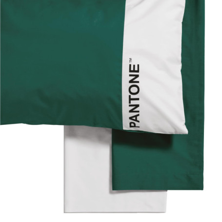 Parure de lit Osama Home Pantone™ en Coton - 2 Places, Drap-Housse et Taies d'Oreiller Inclus