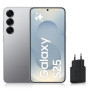 Samsung Galaxy S25 - Smartphone Android 5G Déverrouillé 256 Go avec Chargeur Rapide 25W - Gris