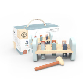 Banc à Marteau Multicolore en Bois pour Enfants - Speedy Monkey