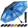 Parapluie Automatique TechRise Résistant aux Tempêtes - Pliable et Portable