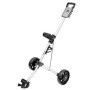 Chariot de Golf Ultra Léger Longridge à 2 Roues avec Porte-Carte - Argent