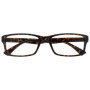 Lunettes de Lecture Élégantes Marron Écaille pour Hommes et Femmes - OPULIZE +3,50