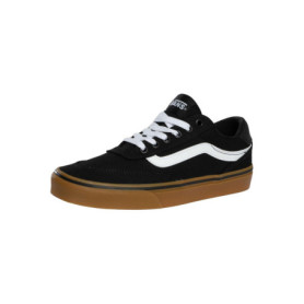 Vans Brooklyn LS - Chaussures Homme en Toile Noire et Gum