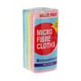 Lot de 50 Torchons en Microfibre Multicolores - 30 x 30 cm