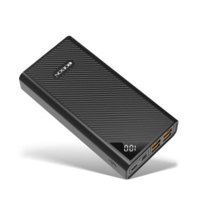 YOBON Power Bank 27000mAh - Chargeur Portable Noir avec 4 Ports USB et Écran LCD