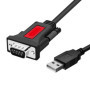 Câble Adaptateur USB vers Série DB9 R/S/232 - 1.5 M pour Windows et Mac