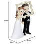 Figurine de Gâteau Pop & Fun Mopec - Souvenir Amusant pour Mariage
