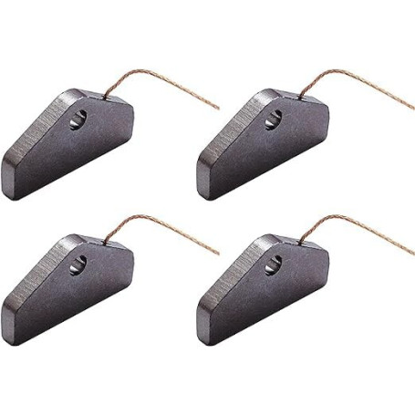 Lot de 2 Paires de Balais en Cuivre pour Sèche-Linge Miele