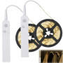 Lot de 2 bandes LED GAOUTO avec détecteur de mouvement - Éclairage rechargeable USB