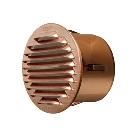 Grille d'Aération Ronde en Cuivre 100 mm - Stamplast