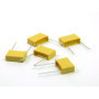 Pack de 5 Condensateurs Polypropylène X2 100nF 310VAC - Montage THT