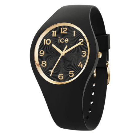 Montre Femme ICE-WATCH Ice Champagne Black en Silicone Noir