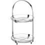 Présentoir en Verre Moderne CUCINA pour Gâteaux et Canapés - Élégant et Pratique