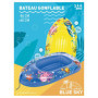 Bateau Gonflable Coloré BLUE SKY - 112 cm pour Enfants à Partir de 3 Ans